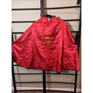 DC Comics Reversible‎ Youth Kids Superhero Superman And Batman Costume Play Cape